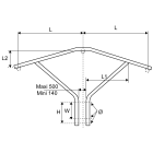 Dervaux Distribution - NV1 90 90 armement nappe voute - Codet 6857250