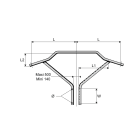 Dervaux Distribution - NW2 90 90 armement nappe voute pour lignes suspendues