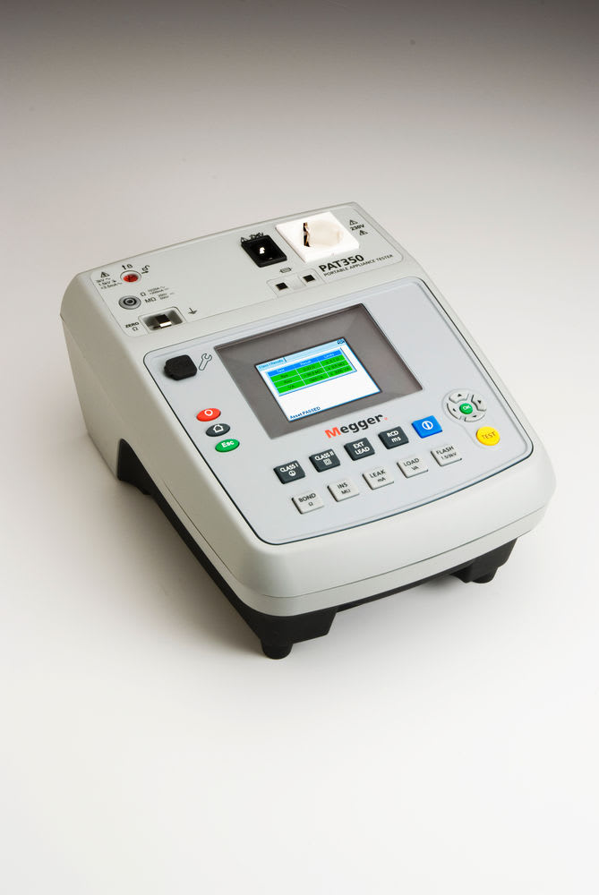 MEGGER - Vérificateur de conformité PAT350-EU manuel/automatique 200mA & diélectrique
