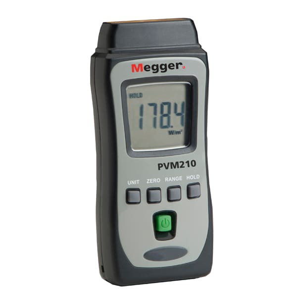 MEGGER - Mesureur de rayonnement PVM210 destiné au technicien en énergie solaire,