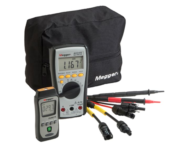MEGGER - Kit photovoltaïque PVK320 (PVM210, AVO210, cordons PVM & sacoche)