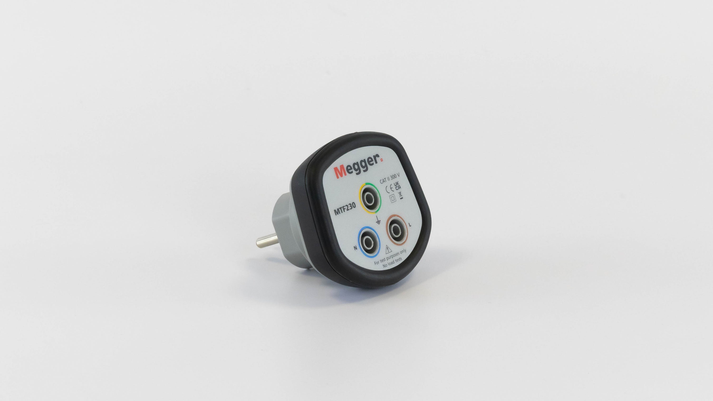 MEGGER - Adaptateur de prises bornes standard de 4 mm 2 pôles + terre