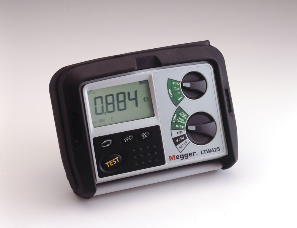 MEGGER - Mesureur de boucle LTW425 50-440V CATIV 300V, fréq, ph/ph, Haute résolution