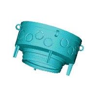 Sib Adr - Grande Tête de Pieuvre Lisse Diamètre 140 mm seul