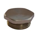 Sib Adr - Bouchon 6 pans M25 long laiton nickelé