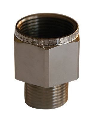 Sib Adr - Amplificateur ex d M12-M16 laiton nickelé joint torique