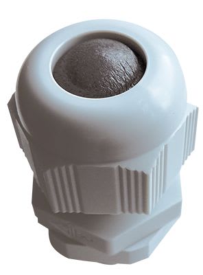 Sib Adr - Presse étoupe Sib-Tec M63/48 ral7035 + contre-écrou + obturateur mousse