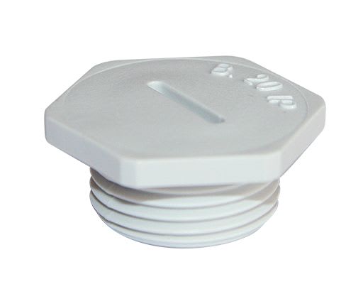 Sib Adr - Bouchon 6 pans M63 polyamide 6 FV ral 7035