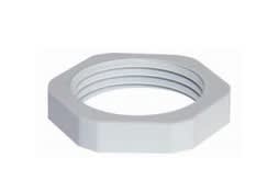 Sib Adr - Ecrou M20 polyamide 6 FV ral 9005