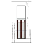 Sib Adr - Coffret 12 rangées + chassis coffret 4 rangées