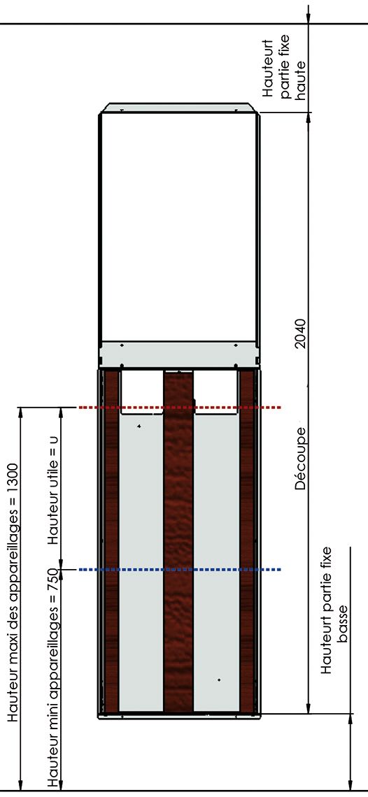Sib Adr - Kit Porte 12 rangées + Porte 4 rangées