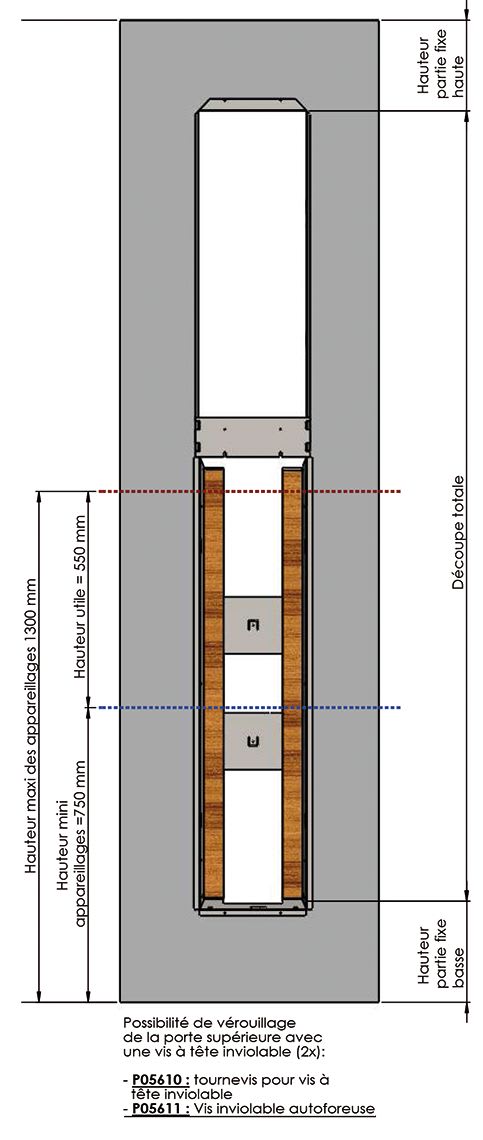 Sib Adr - Kit Bac Porte 3 rangées + Porte bac 2 rangées