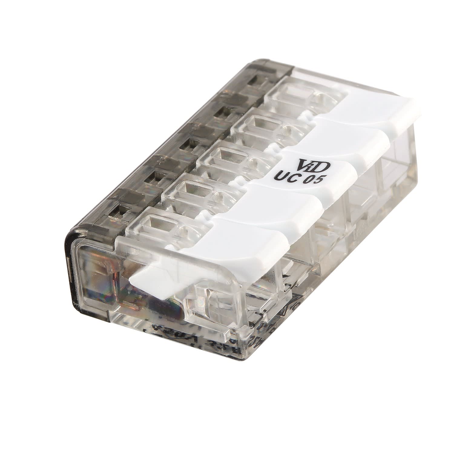 Sib Adr - Connecteur à levier 5 trous fils souple/rigide 0.2 - 4 mm²