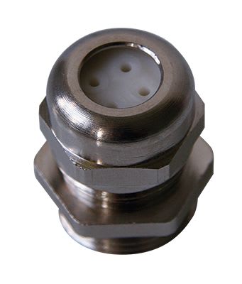 Sib Adr - Presse Etoupe Wadi-Tec Pg 21 2x8 obturé laiton nickelé