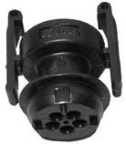 Sib Adr - Contacteur 5 voies -f seal ral 9005