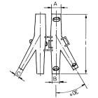 Sib Adr - Dérivation Y NW26-26-17 polypropylène modifié ral 9005