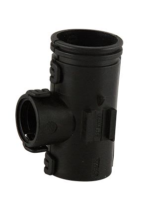 Sib Adr - Dérivation T NW 22-10-22 polypropylène modifié ral 9005