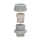 Sib Adr - Presse étoupe Wadi-Tec M20 polyamide 6 ral 7035 3x3 obturé