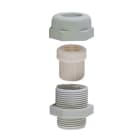 Sib Adr - Presse étoupe Wadi-Tec M32/29 polyamide 6 ral 7035 3x11 obturé