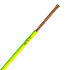Nexans - Fil rigide H07V-R 1G16 Vert-jaune couronne de 100m