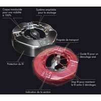 Nexans - Fil souple H05V-K VISIBOX 1x1 Noir couronne de 100m