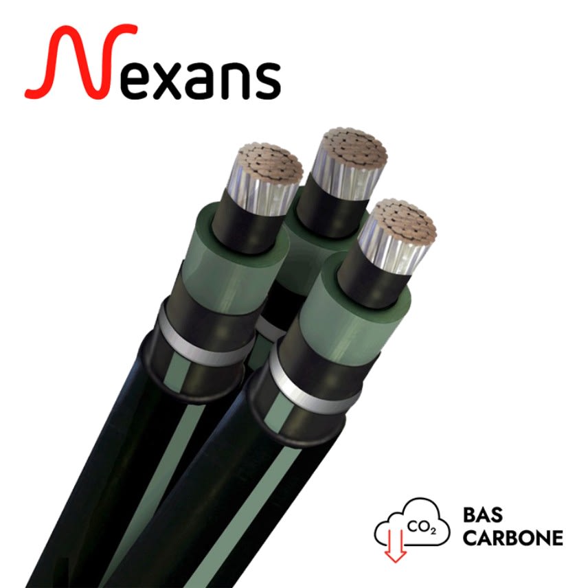 Nexans - Câble NFC33226 1x150 EDR alu bas carbone BGN9 à la coupe