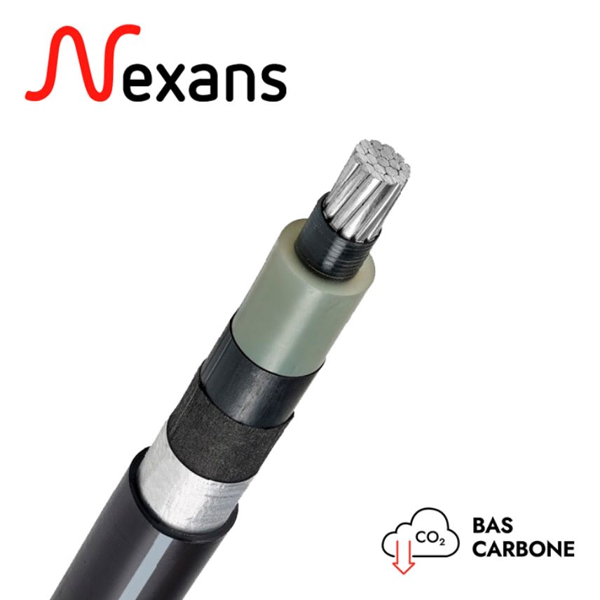 Nexans - Câble sout. NFC33226 1x400 alu bas carbone BGN9 à la coupe
