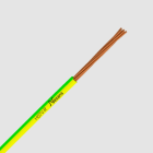 Nexans - Fil rigide H07V-R 1G16 Vert-jaune couronne de 25m