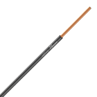 Nexans - Fil rigide H07V-U 1x1.5 Noir couronne de 100m