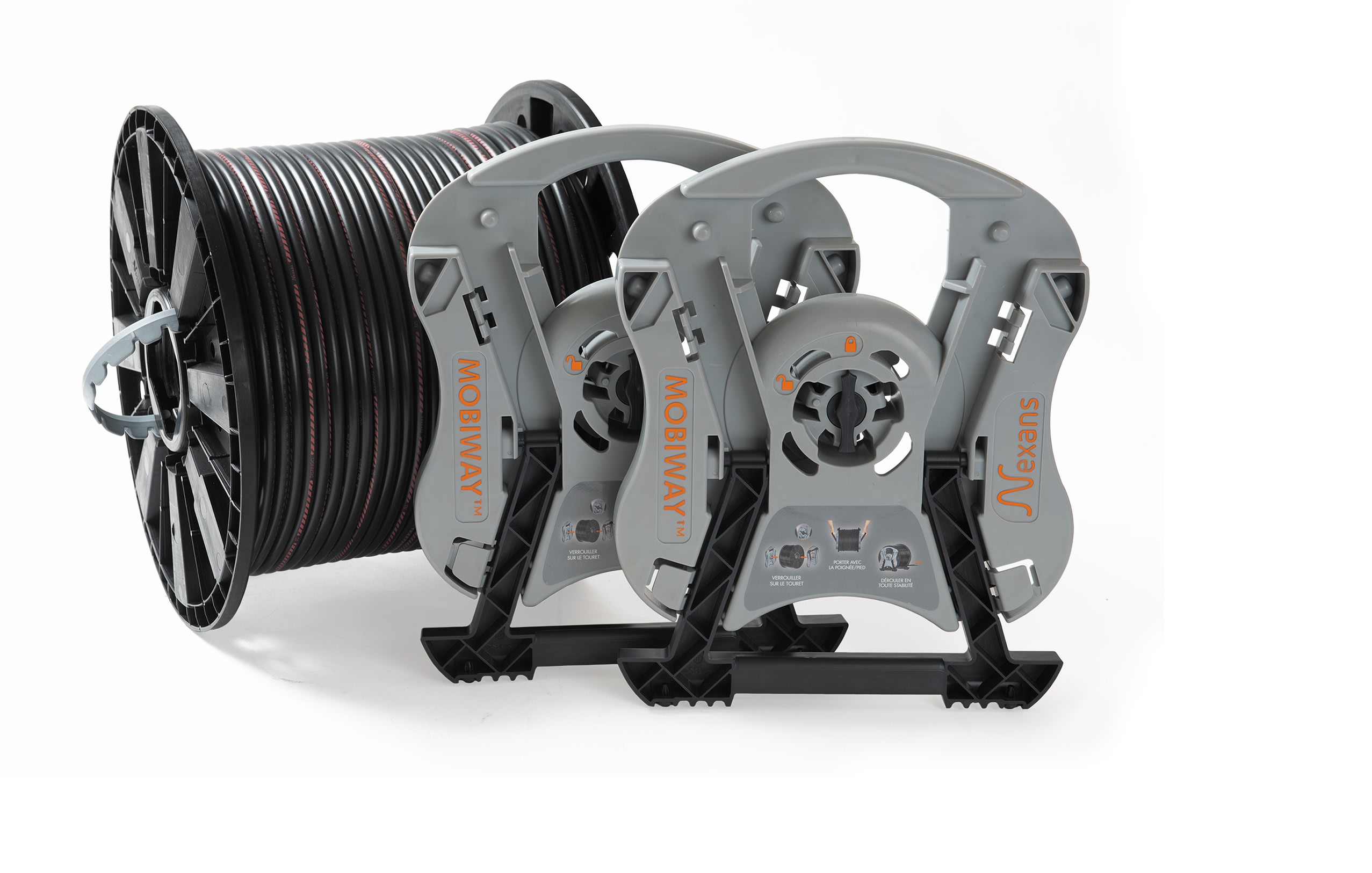 Nexans - Cable rigide R2V Distingo cuivre MOBIWAY 3G6 touret 100m