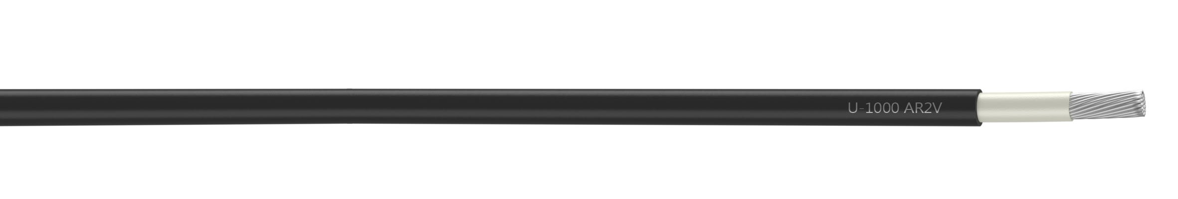 Nexans - Câble rigide U-1000 AR2V aluminium 1x35 longueur à la coupe