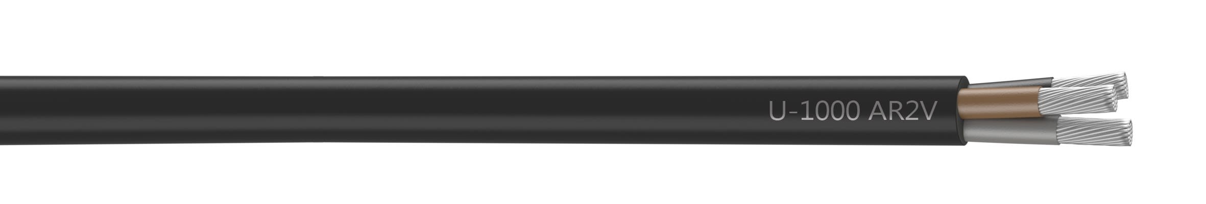 Nexans - Cable rigide U-1000 AR2V aluminium 3x150 longueur a la coupe