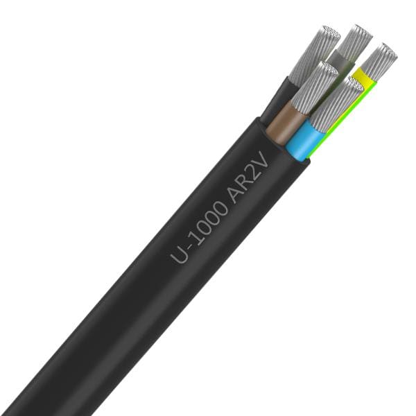 Cable rigide U-1000 AR2V aluminium 5G50 longueur a la coupe Nexans
