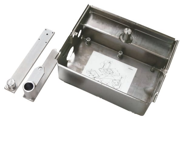 Automatismes BFT - BTCF 120 E  caisson de fondation inox pour moteur enterré ELI