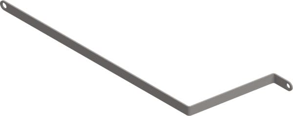 Automatismes BFT - Support de raccordement alu bracket skirt pour herse MAXIMA ULTRA 36