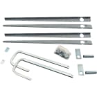 Automatismes BFT - CA2C accessoires bras courbes montage pour 2 berma