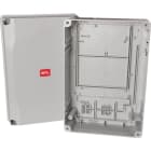 Automatismes BFT - CPEL coffret de commande vide grand modèle ral 427c gris pantone