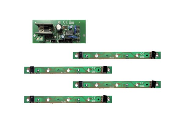 Automatismes BFT - Kit MCL LAMPO feu clignotant intégré dans la barrière MICHELANGELO