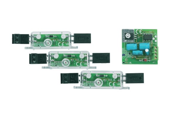 Automatismes BFT - Kit light (3lampes)pour lisse 3 m ou 4,50 m pour barrière MOOVI