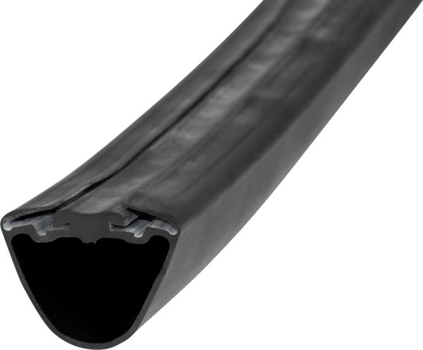Automatismes BFT - PCA ATM 8 profil protection caoutchouc noir 8 mètres pour lisse atml