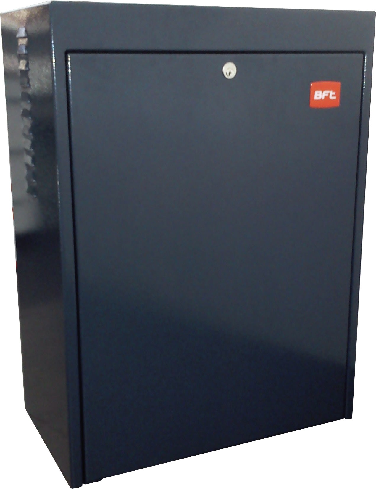 Automatismes BFT - THEKE B PRA 01 Caisson métal pour coulissant Ral 5008 dim 70x52x29