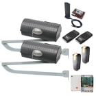 Automatismes BFT - Kit pro portail battant bras IGEA ULTRA BT Connecté EASYAXS