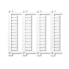 Finder - Plaque de 48 étiquettes d'identification compatible imprimante Cembre - 6x12mm