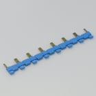 Finder - Peigne 8 broches bleu pour séries 3801-3811-383-3841-3852-3862