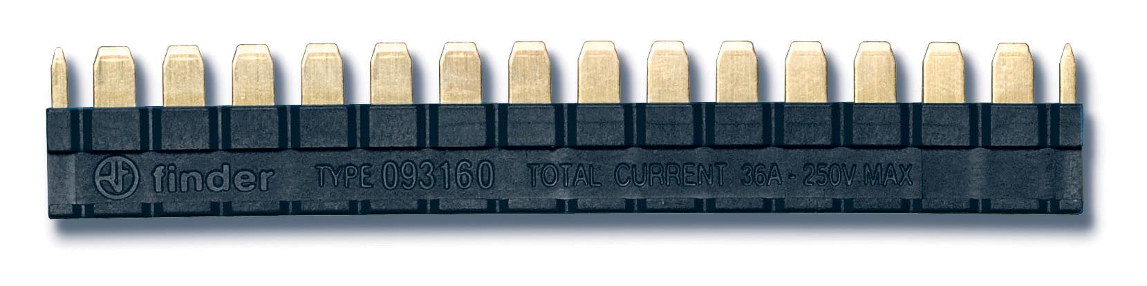 Finder - Peigne 16 broches noir pour série 39