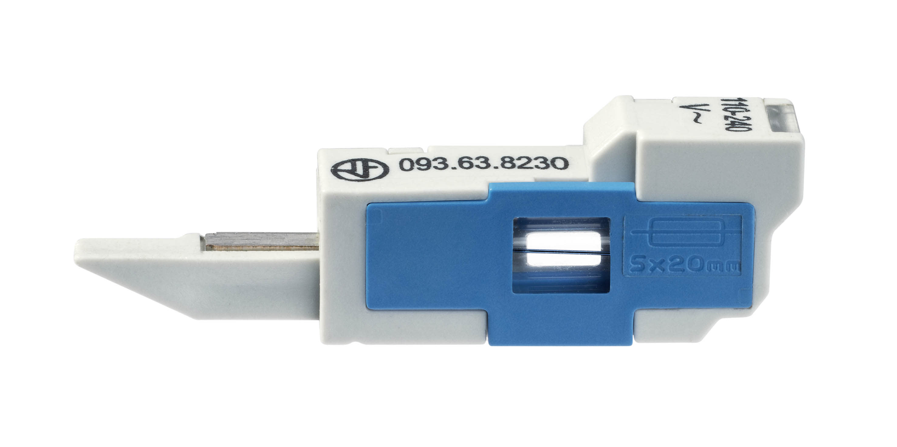 Finder - Porte-fusible avec indicateur d'état 24V AC/DC pour série 39