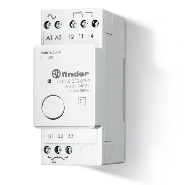 Finder - Télérupteur électronique modulaire 1 inverseur 16A 125V AC