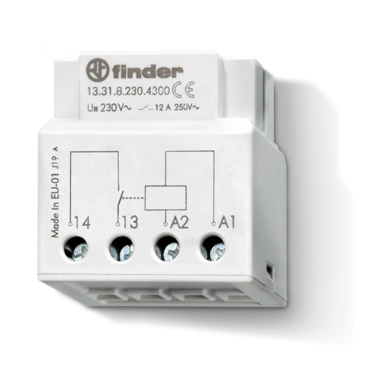 Finder - Relais d'interface monostable 1NO 12A 230V AC