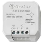 Finder - Variateur de lumière pour LED 200W 230V AC, variation linéaire, à encastrer