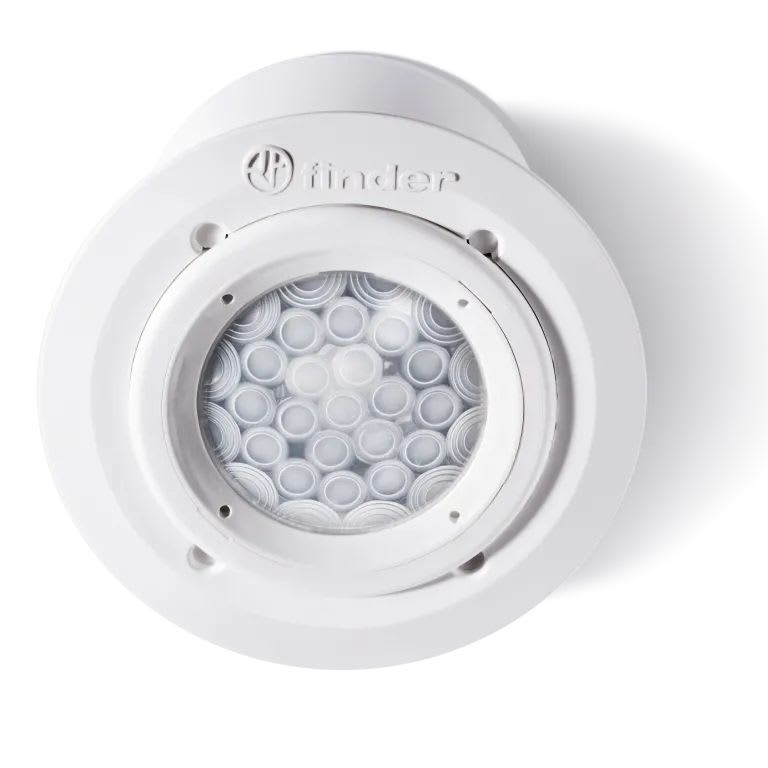 Finder - Détecteur mouvement infrarouge 1NO 10A 230V AC, IP40, pour hauteur importante